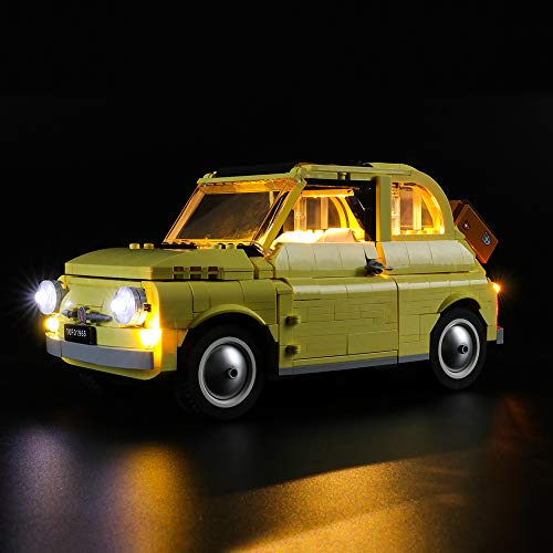 LIGHTAILING Conjunto de Luces (Creator Expert FIAT 500) Modelo de Construcción de Bloques - Kit de luz LED Compatible con Lego 10271 (NO Incluido en el Modelo)