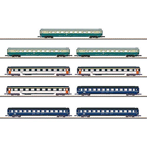 Marklin 87408 DB/SNCF/SBB Express Coach Retailer Pack (9)