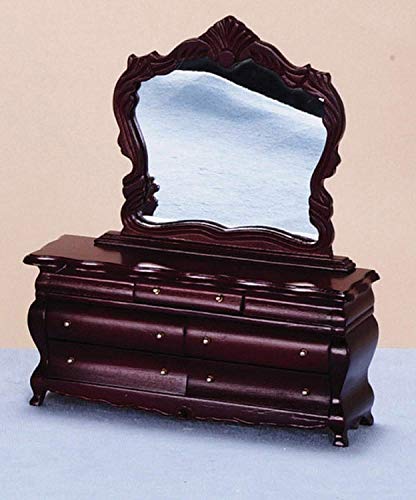 Melody Jane Casa de Muñecas Disfraz Victoriano Tocador Caoba Miniatura Muebles de Dormitorio