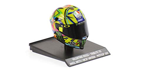 Minichamps 315170056 Valentino Rossi-Homenaje a Angel Nieto/Nicky Hayden Casco 1:10