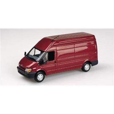 Minichamps 430089300 - Ford Transit Furgón High Roof 2000 Rojo