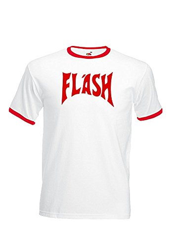 New T-Shirt Flash Gordon 2438,4 cm Retro Fancy S e instrucciones para hacer vestidos Freddie Mercury - para hombre de ciervo en pared de