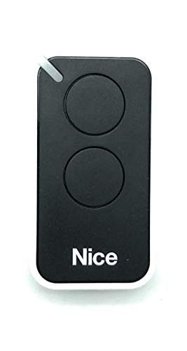 Nice Era Inti - Transmisor de 2 canales, color negro