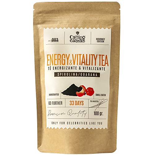 Nº003 ENERGY & VITALITY TEA- Té Energizante & Vitalizante – FUENTE DE VITAMINAS Y MINERALES - Infusión Antioxidante - 33 días - Ingredientes 100% Naturales - bolsa de 100 gr.