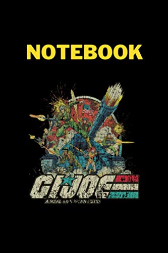 NoteBook: Gi Joe Real American Heroes Notebook Notebook Cover|6x9|Wide-Ruled|-120 page Perfect for anyone who needs to take notes make plans or keep track of things