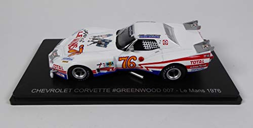 OPO 10 - Chevrolet Corvette Greenwood 007 Le Mans 1976 - Greenwood Darniche - Spark 1/43 para Hachette Japon (11)
