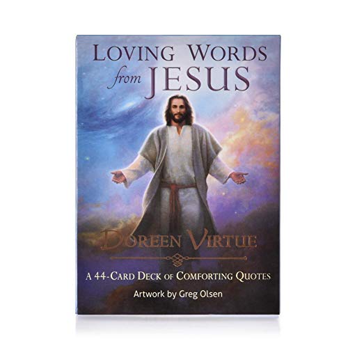 Palabras amorosas de Jesús: una baraja de 44 Cartas Doreen Virtue Amor y Respeto por Jesús y Sus Inspiradoras Palabras en los Evangelios