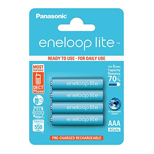 Panasonic Eneloop SY3052760 - Pack 4 Pilas Recargables, AAA