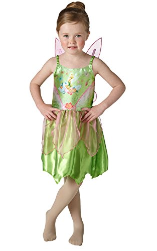 Peter Pan - Disfraz de Campanilla para niña, infantil talla 5-7 años (Rubie's 620690-M)