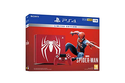 PS4 Slim 1 To F Marvel's Spider-Man Limited Edition + Marvel's Spider-Man - Standard + Edition [Importación francesa]