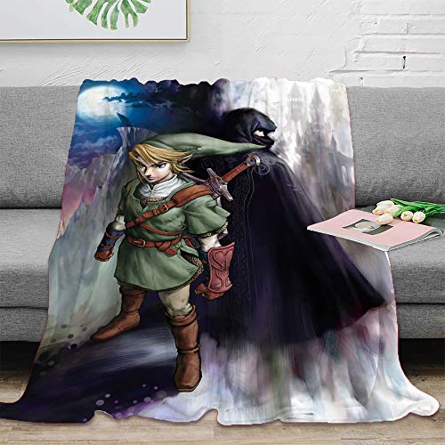 QIAOQIAOLO Zelda Twilight Princess - Manta para decoración de habitación (50 x 70 pulgadas)