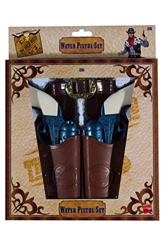 Smiffy's - Pistola de Agua, pistolera y cinturón del Viejo Oeste, Azul (21181)