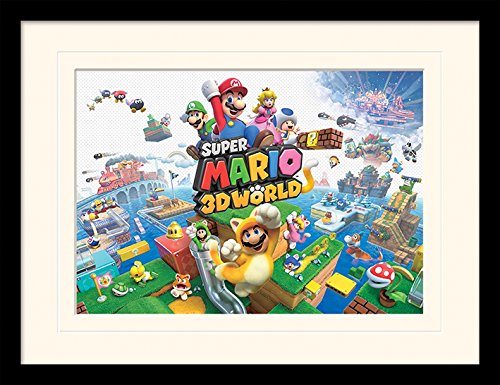Super Mario con diseño 30 x 40 cm 3D World para y diseño de tío