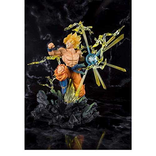 Super Saiyan Son Goku -The Burning Battles- Figura De PVC De Dragon Ball Z - Escultura Precisa Altamente Detallada - Alto 19CM