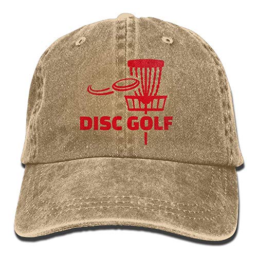 TeRIydF Unisex Baseball Cap Denim Fabric Hat Disc Golf Adjustable Snapback Outdoor Sports Cap