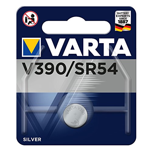 VARTA V390 / SR54 - Pack de 1 Pila (óxido de Plata, 1.55 V, 80 mAh)