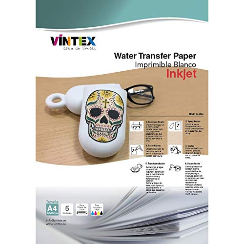 Water Transfer Paper - Inkjet (Blanco)