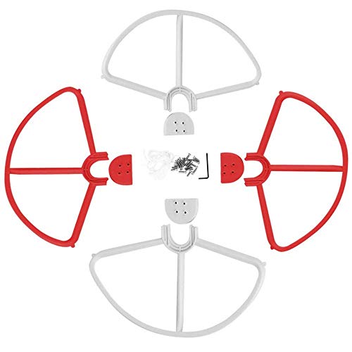 XHUENG Protector de hélice de liberación rápida de 4 Piezas/Apto para dji/Apto para Phantom 3 Stardard/Professional/Advanced SE Drone Blade Bumper Props Protector Parts