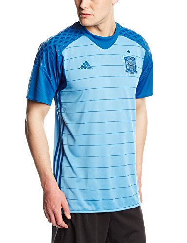 1ª Equipación Selección de España 2016 - Camiseta oficial adidas para hombre, color azul, talla M