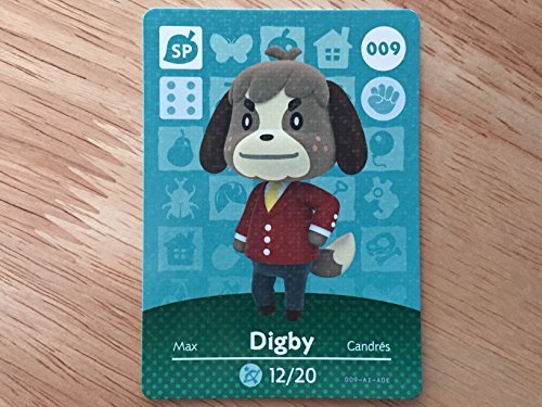 Animal Crossing Happy Home Designer Amiibo Card Digby 009/100 by Nintendo