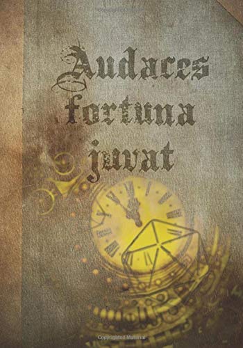 Audaces Fortuna Juvat: RPG Journal Mixed Paper: Ruled Graph Hex. For Role Playing Gamers & RPG Masters. Record Parties Strategies Maps Plans. 7x10 100 Pages. Vintage Book Watch Lucky One