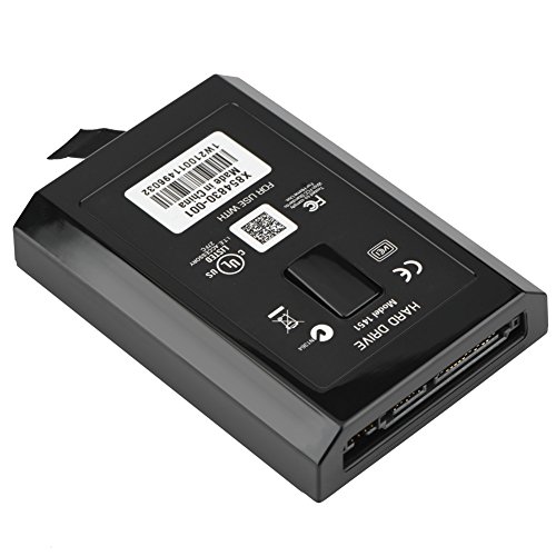 Aukson Disco Duro HDD, Kit de Disco para expandir el Almacenamiento de Datos Disco Duro de bajo Ruido para Xbox 360 Internal Slim Black para descargar y Guardar películas, Videos(120GB)
