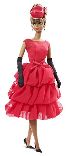 Barbie - Muñeca Collector Glamour, Color Rojo (Mattel CGT26)