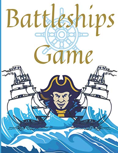 Battleships Game: Classic Paper and Pencil Battleship Game Grids for Two or more Players Fun Naval Combat Board Game