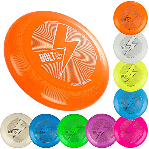 BOLT OneSevenFive Ultimate Frisbee Flying Disc! ¡Cinco Colores UV Disponibles! (Azul)