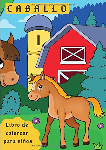 CABALLO Libro de colorear para niños: 30 caballos únicos para colorear