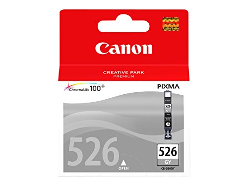 Canon CLI-526GY, Cartucho de tinta original Gris para Impresora de Inyeccion de tinta Pixma MG6150-MG6250-MG8150-MG8250
