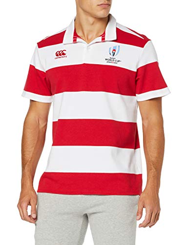 Canterbury of New Zealand Men's World Cup 2019 Sleeve Rugby Jersey, Bright White, L