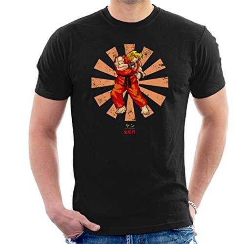 Cloud City 7 Ken Street Fighter Retro Japanese Men's T-Shirt