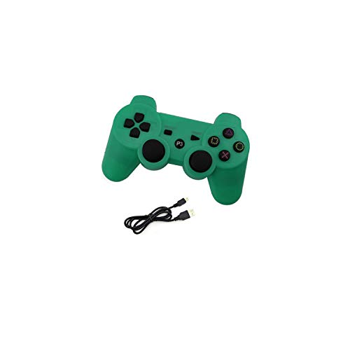 Controlador de juegos de PC | Para Sony Playstation3 Para PS3 Controlador Inalámbrico Bluetooth Gamepad Joystick Para Mando PS3 / PC Gamepads Controle-green-