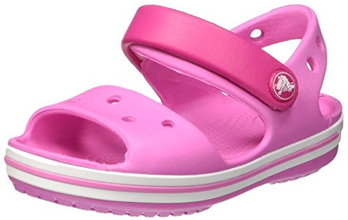 Crocs Crocband Sandal Kids, Sandalias Unisex Niños, Rosa (Candy Pink/Party Pink), 28/29 EU