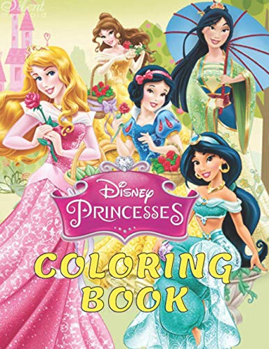 Disney princess coloring book: The best gift for kids