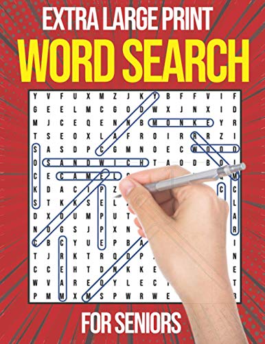 Extra Large Print Word Search For Seniors: 100 Extreme Extra Large Print Word Search For Seniors With Dementia| Gifts For Older Women And Men Over ... Brain Games Books For Seniors With Dement