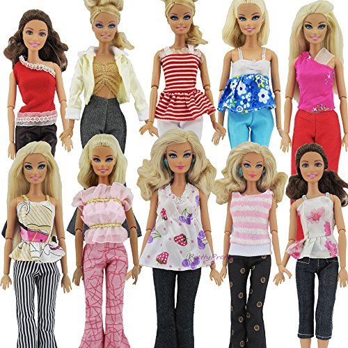 fat-catz-copy-catz - Accesorio para muñecas Barbie (5 x trouser)