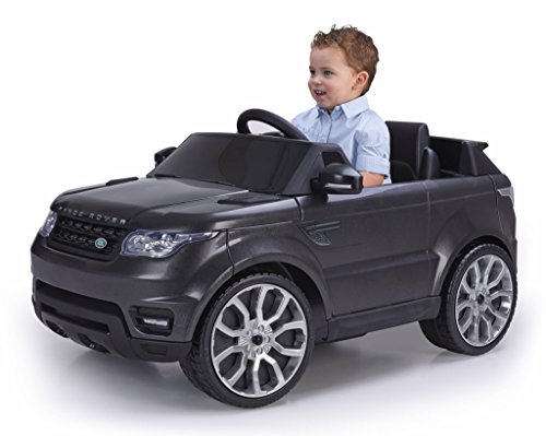 FEBER- Range Rover Sport Coche eléctrico para niños de 3 a 7 años de Juguete, 6V, Color Negro (Famosa 800009610)
