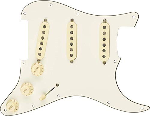 Fender® Golpeador precableado Strat® Custom '69 - S/S/S - Pergamino blanco