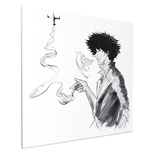 FJJJ Lienzo de Arte de Pared Enmarcado Anime Death Note Ryuk God Giclee Prints Artwork Pics Modern Wall Decor for Bedroom Living Room Office Home Ready to Hang,Cowboy Bebop See You Space,One Size