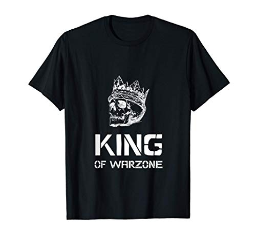 Funny Warzone King of Warzone Gamer Gaming Gift Camiseta