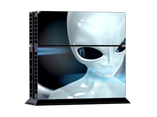 Gaminger Playstation 4 - Kit de Skins (Fundas Adhesivas) para Consola + 2 mandos de Control – Alien