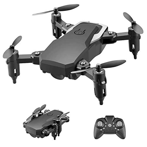 Goolsky LF606 RC Drone Mini Drone 360 Grados Rollover 2.4G Cambio de Velocidad Modo sin Cabeza RC Quadcopter para Niños Principiantes (Negro, Sin cámara)