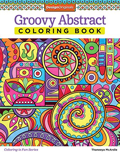 Groovy Abstract Coloring Book: 13 (Coloring is Fun)