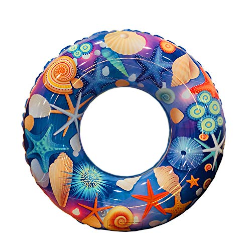 HNJZX Flotadores de estrella de mar, anillo flotante inflable, anillo de natación, flotador de goma, multicolor, flotador inflable de piscina, juguete de piscina para niños (70 cm)