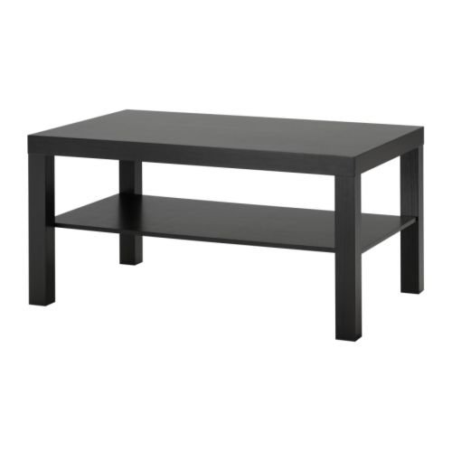 Ikea Falta - Mesa de Centro, Negro-marrón - 90x55 cm