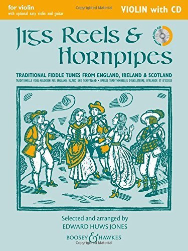 Jigs Reels & Hornpipes (New Edition) Violin Edition W/Cd 1 Or 2 Vln Gtr Ad Lib (Fiddler Collection) by Edward Huws Jones (2015-07-14)
