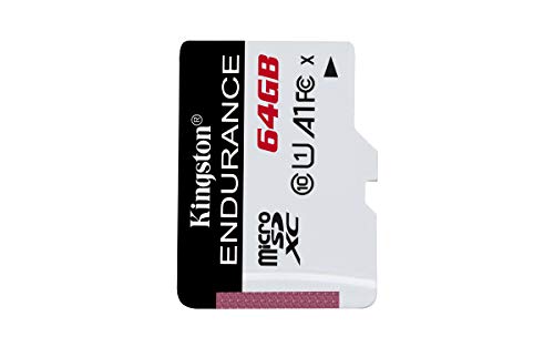Kingston SDCE/64GB Tarjeta microSD High Endurance, 64 GB