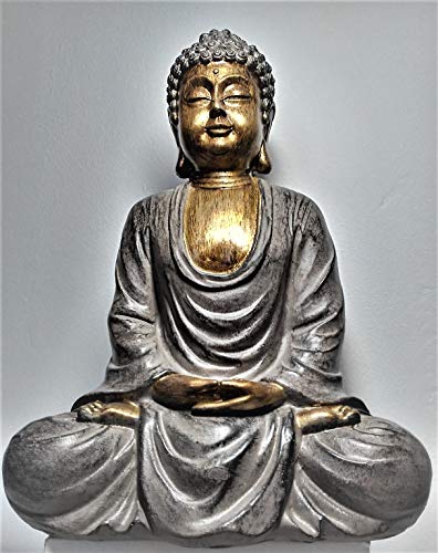 Kyncilor Estatua de Buda Dhyana Mudra (Meditacion) 24 CM